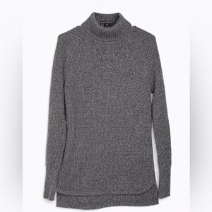 Banana Republic Merino Wool High Neck Sweater - Gray